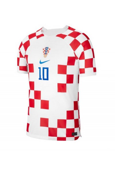 Fotbalové Dres Chorvatsko Luka Modric #10 Domácí Oblečení MS 2022 Krátký Rukáv